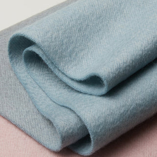 100% Wool Gradient Scarf - Pink & Brown