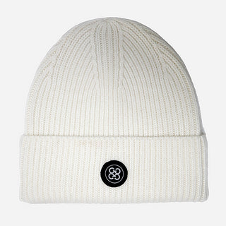 100% Wool Beanie - Off White - One size