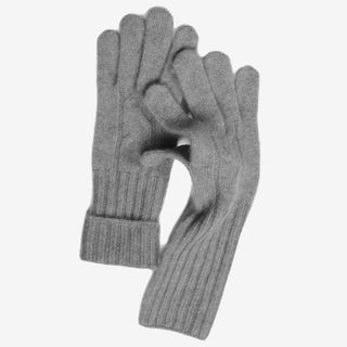 100% Cashmere Luxury Winter Gloves - Grey