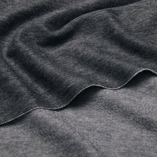 100% Cashmere Double Color Winter Scarf - Black & Grey